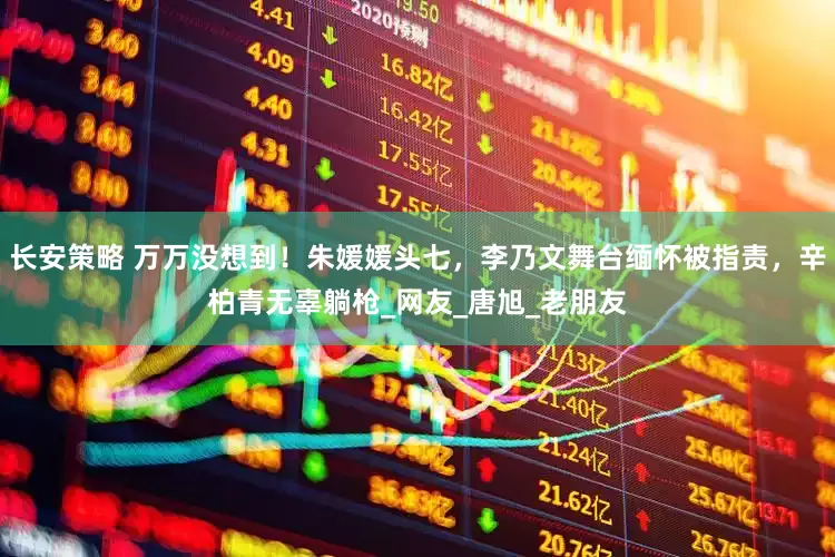 长安策略 万万没想到！朱媛媛头七，李乃文舞台缅怀被指责，辛柏青无辜躺枪_网友_唐旭_老朋友